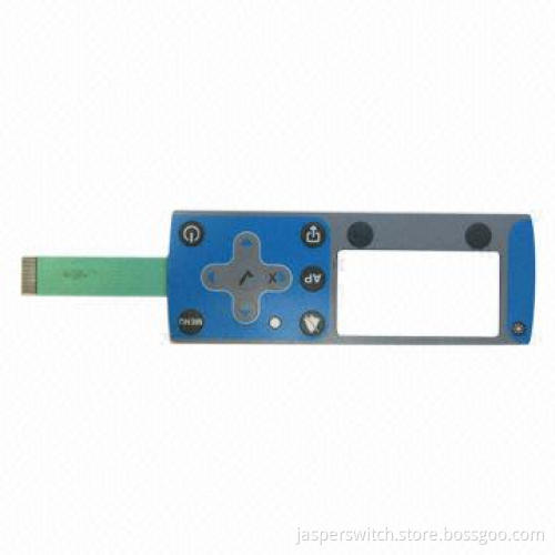 Membrane Keypad with LCD window and flat cable